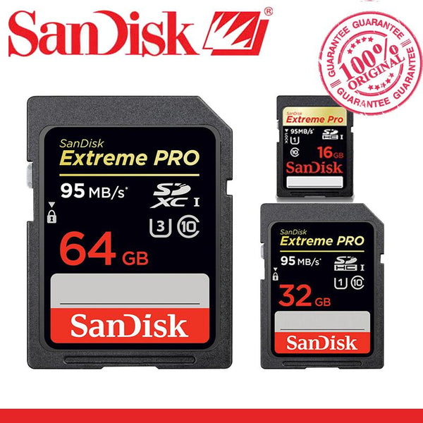 Carte mémoire SanDisk SD 64GB 32GB SDHC/SDXC Class 10 95MB/s