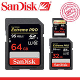 Carte mémoire SanDisk SD 64GB 32GB SDHC/SDXC Class 10 95MB/s