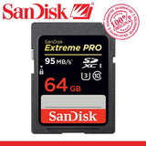 Carte mémoire SanDisk SD 64GB 32GB SDHC/SDXC Class 10 95MB/s